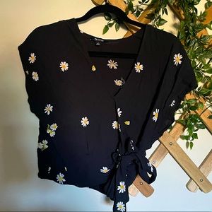 Madewell Daisy, side tie blouse